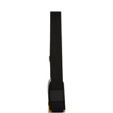 Hermes Geta Black Chevre Gold Hardware