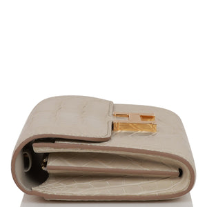 Hermes Constance Wallet To Go Beton Matte Alligator Gold Hardware