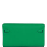 Hermes Kelly Wallet To Go Menthe Chevre Gold Hardware