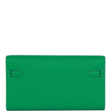 Hermes Kelly Wallet To Go Menthe Chevre Gold Hardware