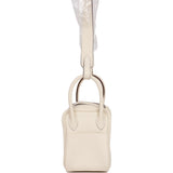 Hermes Mini Lindy Nata Verso Swift Palladium Hardware