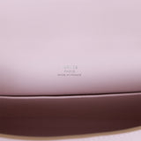 Hermes Kelly Pochette Mauve Pale Swift Palladium Hardware