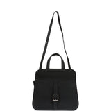 Hermes Halzan 25 Black Clemence Palladium Hardware