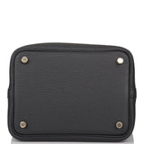 Hermes Black Clemence Picotin Lock 18cm Gold Hardware