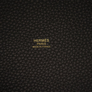 Hermes Picotin Lock 18 Black Clemence Gold Hardware