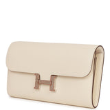 Hermes Constance Wallet To Go Nata Epsom and Lizard Palladium Hardware