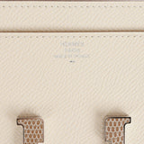 Hermes Constance Wallet To Go Nata Epsom and Lizard Palladium Hardware