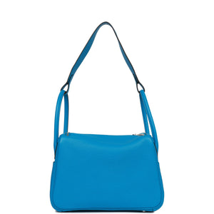 Hermes Lindy 26 Bleu Zanzibar Verso Clemence Palladium Hardware