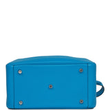 Hermes Lindy 26 Bleu Zanzibar Verso Clemence Palladium Hardware