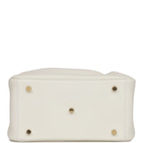 Hermes Lindy 26 White Evercolor Gold Hardware