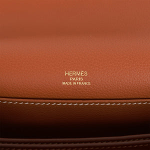 Hermes Mini Sac Roulis 18 Gold Evercolor Gold Hardware