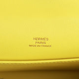Hermes Kelly Pochette Soufre Epsom Gold Hardware
