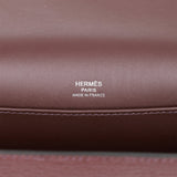 Hermes Geta Rouge Sellier Chevre Palladium Hardware