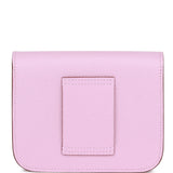 Hermes Constance Slim Wallet Mauve Sylvestre Epsom Palladium Hardware