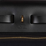 Hermes Herbag Zip PM 31 Black Toile H Berline Hunter Gold Hardware