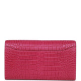 Hermes Constance Wallet To Go Rose Scheherazade Matte Alligator Gold Hardware
