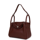 Hermes Lindy 30 Bordeaux Clemence Palladium Hardware