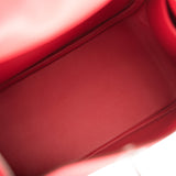 Hermes Mini Lindy Rouge de Coeur Swift Palladium Hardware