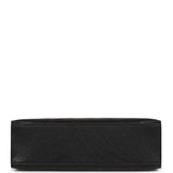 Hermes Kelly Pochette Black Ostrich Gold Hardware