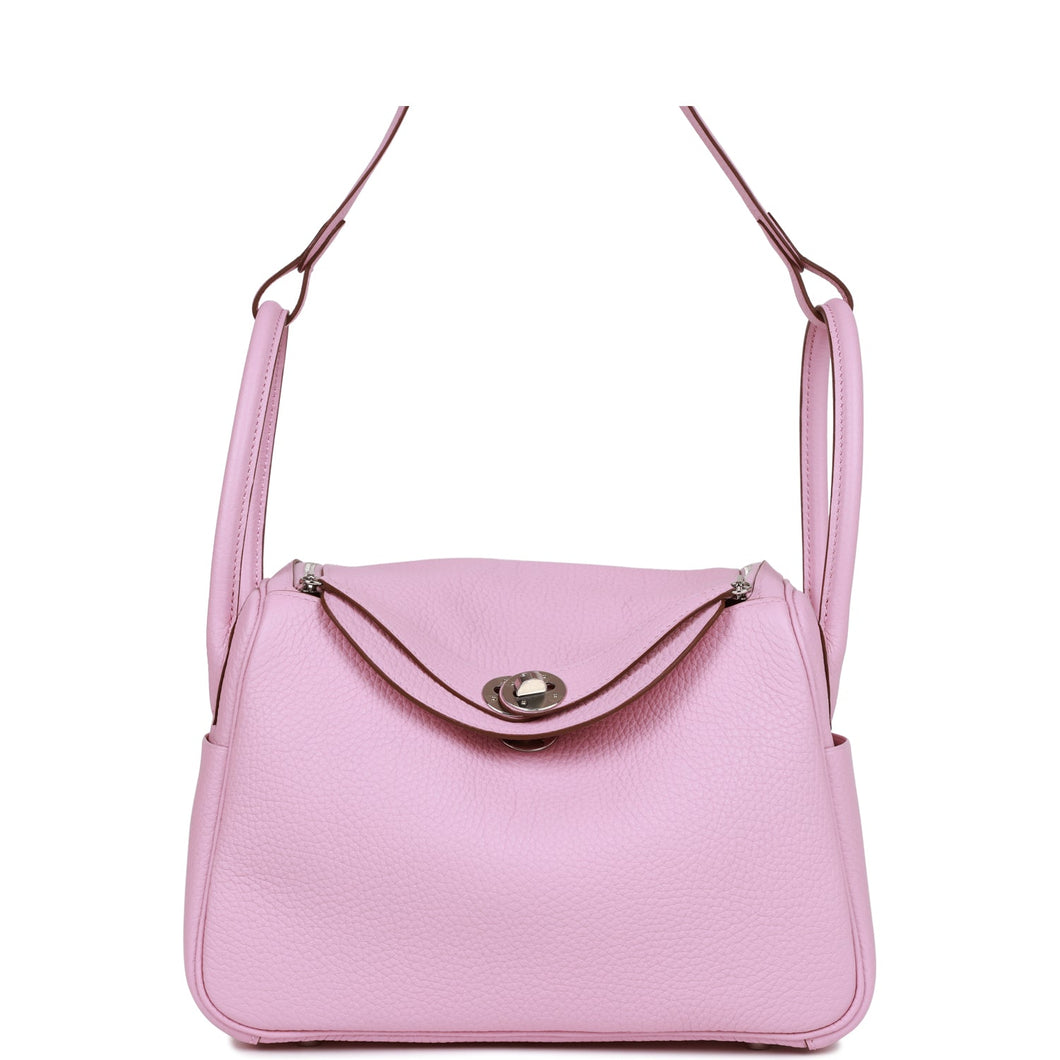 Hermes Lindy 26 Mauve Sylvestre Clemence Palladium Hardware