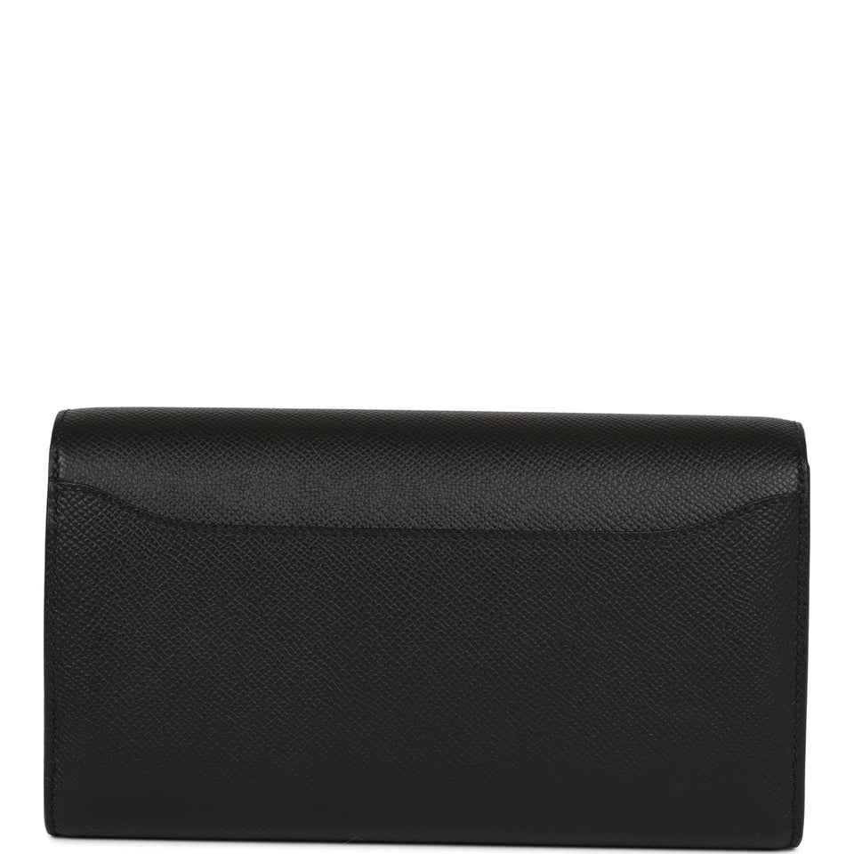 Hermes Constance Wallet To Go Black Epsom Gold Hardware