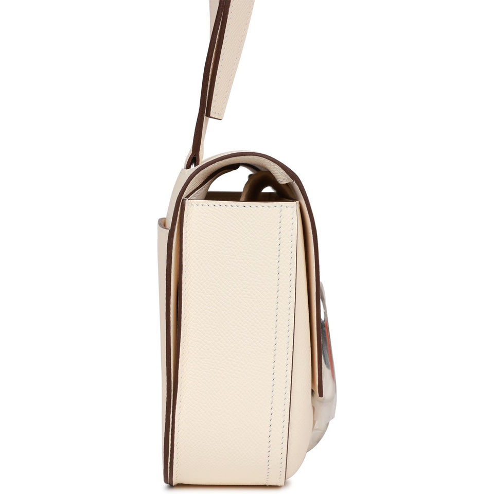 Hermes Mini Della Cavallera Nata Epsom Palladium Hardware