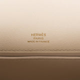 Hermes Kelly Pochette Beton Ostrich Gold Hardware