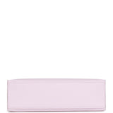 Hermes Kelly Pochette Mauve Pale Swift Palladium Hardware