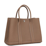 Hermes Garden Party 30 Etoupe Negonda Palladium Hardware