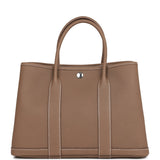 Hermes Garden Party 30 Etoupe Negonda Palladium Hardware