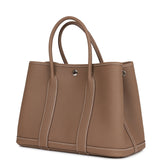 Hermes Garden Party 30 Etoupe Negonda Palladium Hardware
