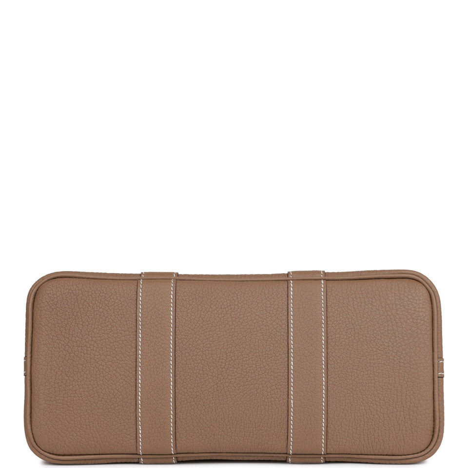 Hermes Garden Party 30 Etoupe Negonda Palladium Hardware