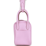 Hermes Mini Lindy Mauve Sylvestre Clemence Palladium Hardware