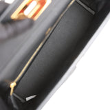 Hermes 24/24 Bag 29 Black Togo and Swift Gold Hardware