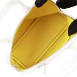 Hermes 1923 Bolide 25 White Evercolor Verso Palladium Hardware