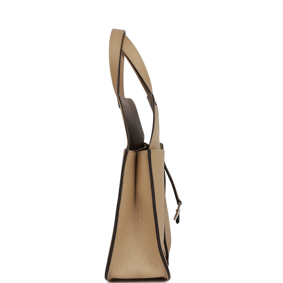 Hermes Halzan 25 Trench Clemence Verso Palladium Hardware