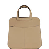 Hermes Halzan 25 Trench Clemence Verso Palladium Hardware