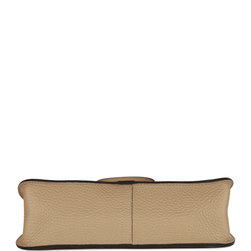 Hermes Halzan 25 Trench Clemence Verso Palladium Hardware