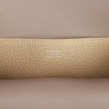 Hermes Halzan 25 Trench Clemence Verso Palladium Hardware