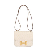 Hermes Constance 18 Nata Ostrich Gold Hardware