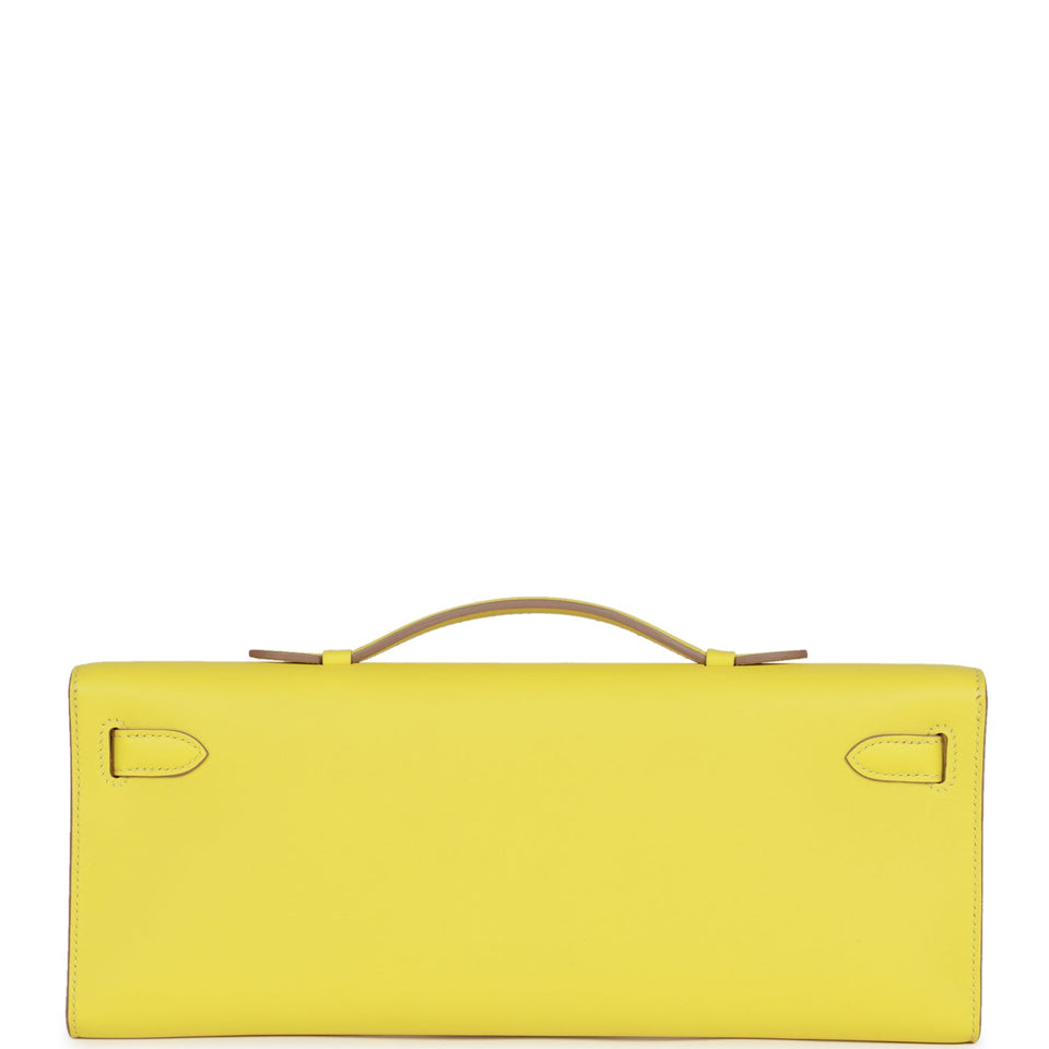 Hermes Kelly Cut Lime Swift Gold Hardware