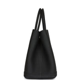 Hermes Garden Party 30 Black Negonda Palladium Hardware