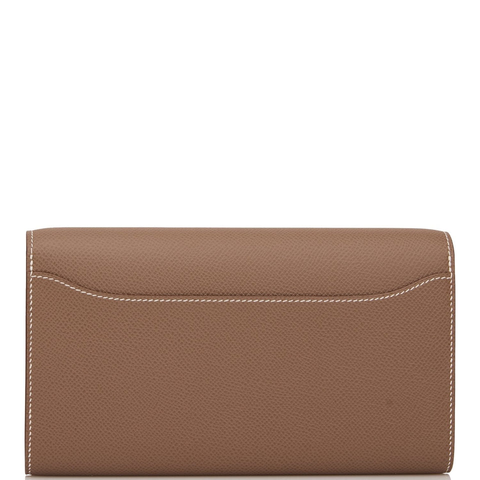 Hermes Constance Wallet To Go Etoupe Epsom Palladium Hardware