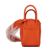 Hermes Mini Lindy Feu Clemence Gold Hardware