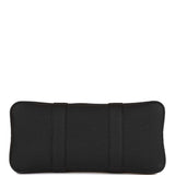 Hermes Garden Party 30 Ecru Toile and Black Negonda Palladium Hardware