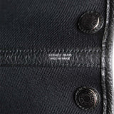 Hermes Garden Party 30 Ecru Toile and Black Negonda Palladium Hardware
