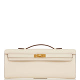 Hermes Kelly Cut Nata Swift Gold Hardware