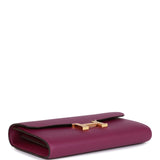 Hermes Constance Wallet To Go Anemone Evercolor Gold Hardware