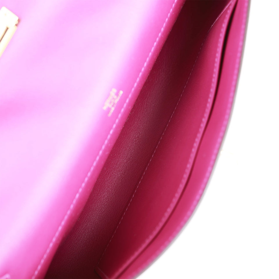 Hermes Kelly Cut Anemone Swift Gold Hardware