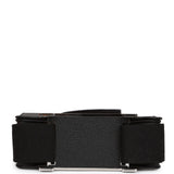Hermes Geta Black Chevre Palladium Hardware